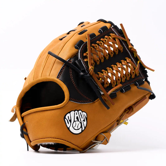 PO | One of One - Black Honey Tan Mod Trap Web | 11.75" Pitcher's Glove