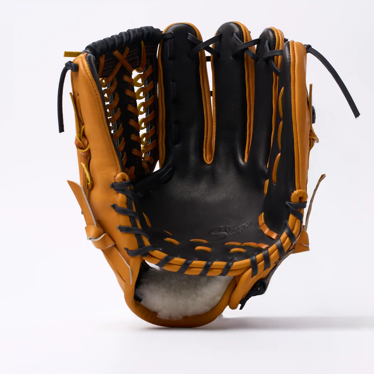 PO | One of One - Black Honey Tan Mod Trap Web | 11.75" Pitcher's Glove