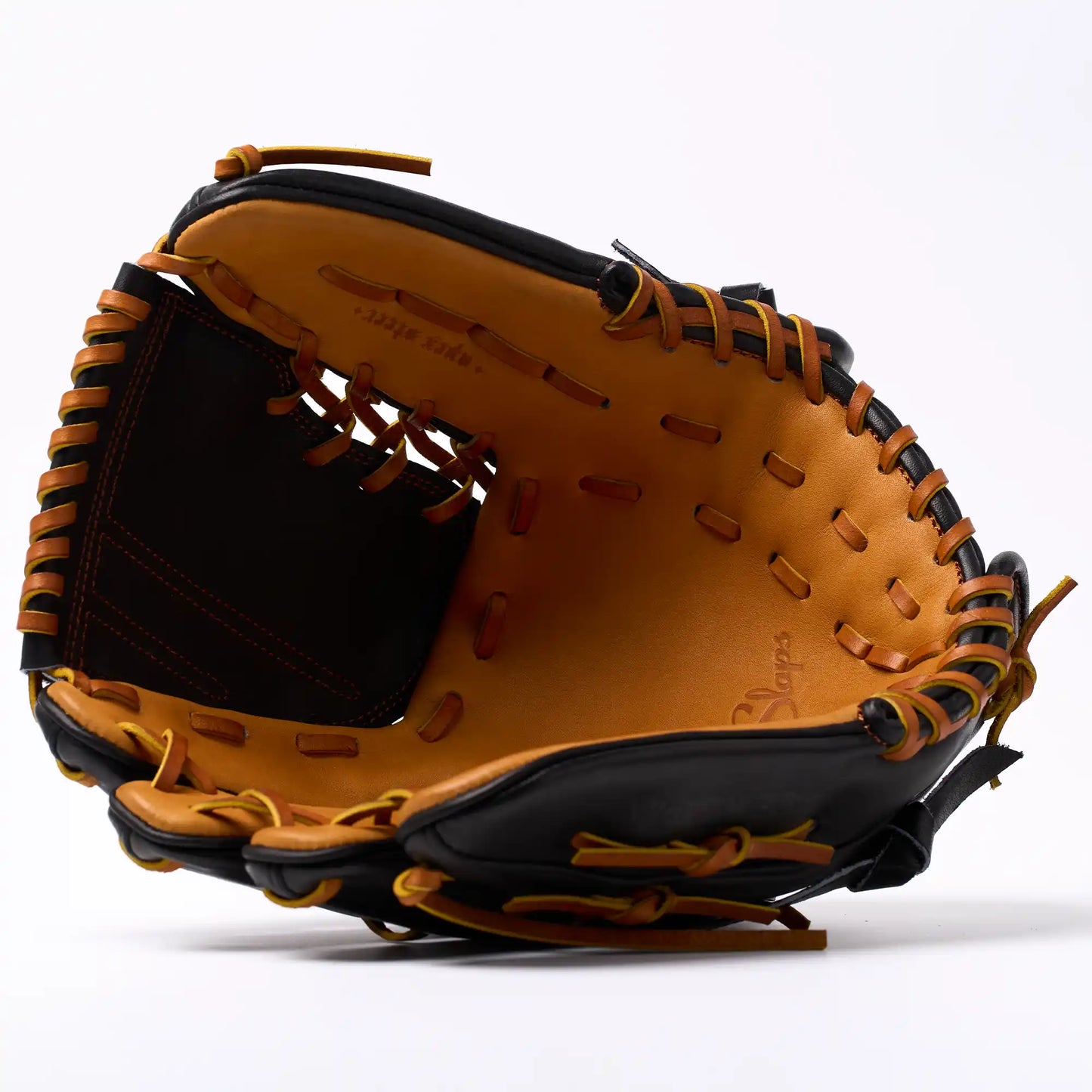 PO | One of One - Black Honey Tan Slaps Web | 12" LHT Pitcher's Glove