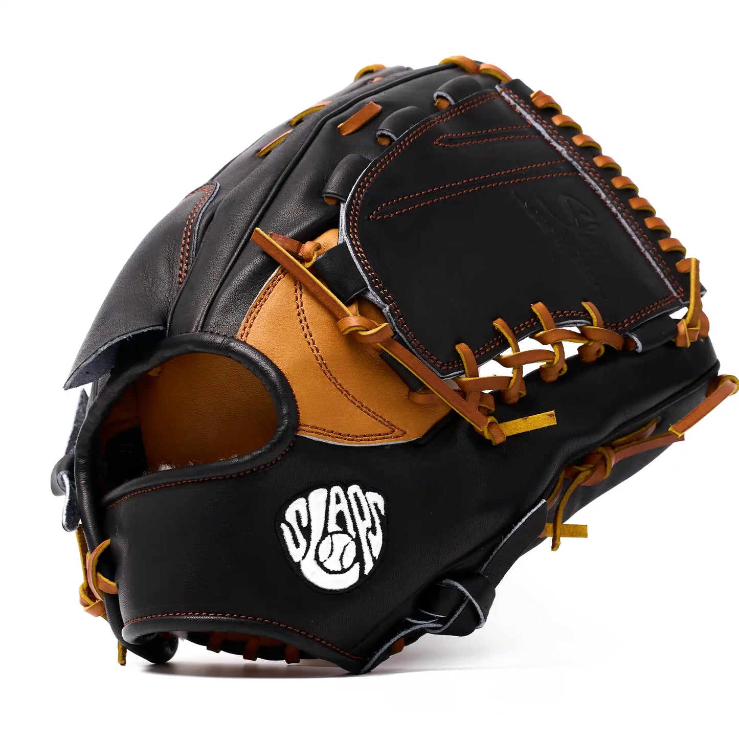 PO | One of One - Black Honey Tan Slaps Web | 12" Pitcher's Glove