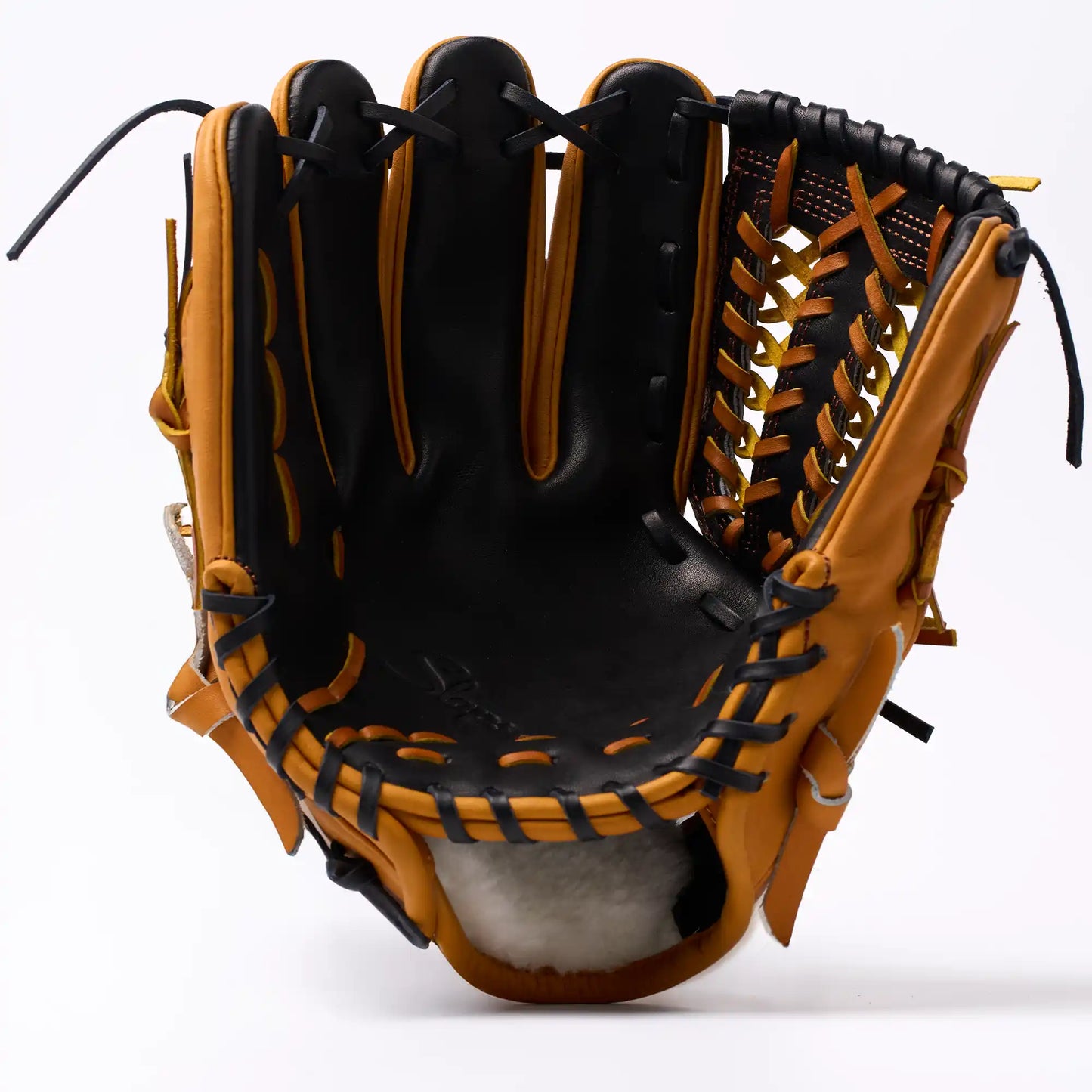 PO | One of One - Black Honey Tan Mod Trap Web | 11.75" LHT Pitcher's Glove