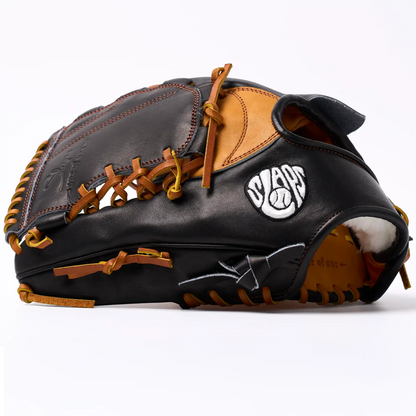 PO | One of One - Black Honey Tan Slaps Web | 12" LHT Pitcher's Glove