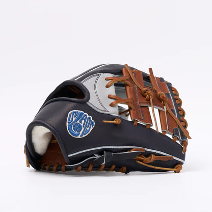 IF6 | One of One - Navy Brown Gray Hinge I-Web | 11.5" Infield Glove