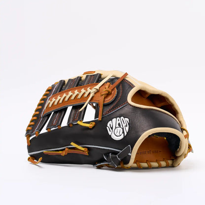 OF8 | One of One - Blonde Black Laced Double Post | 12.75" LHT Outfield Glove