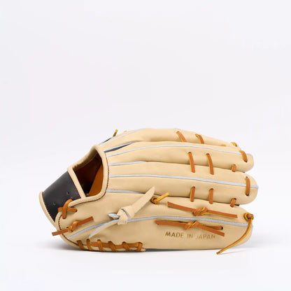 OF8 | One of One - Blonde Black Laced Double Post | 12.75" LHT Outfield Glove