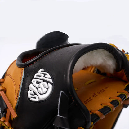 PO | One of One - Black Honey Tan Slaps Web | 12" LHT Pitcher's Glove
