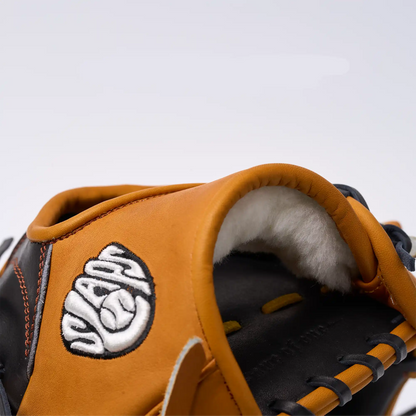 PO | One of One - Black Honey Tan Mod Trap Web | 11.75" LHT Pitcher's Glove