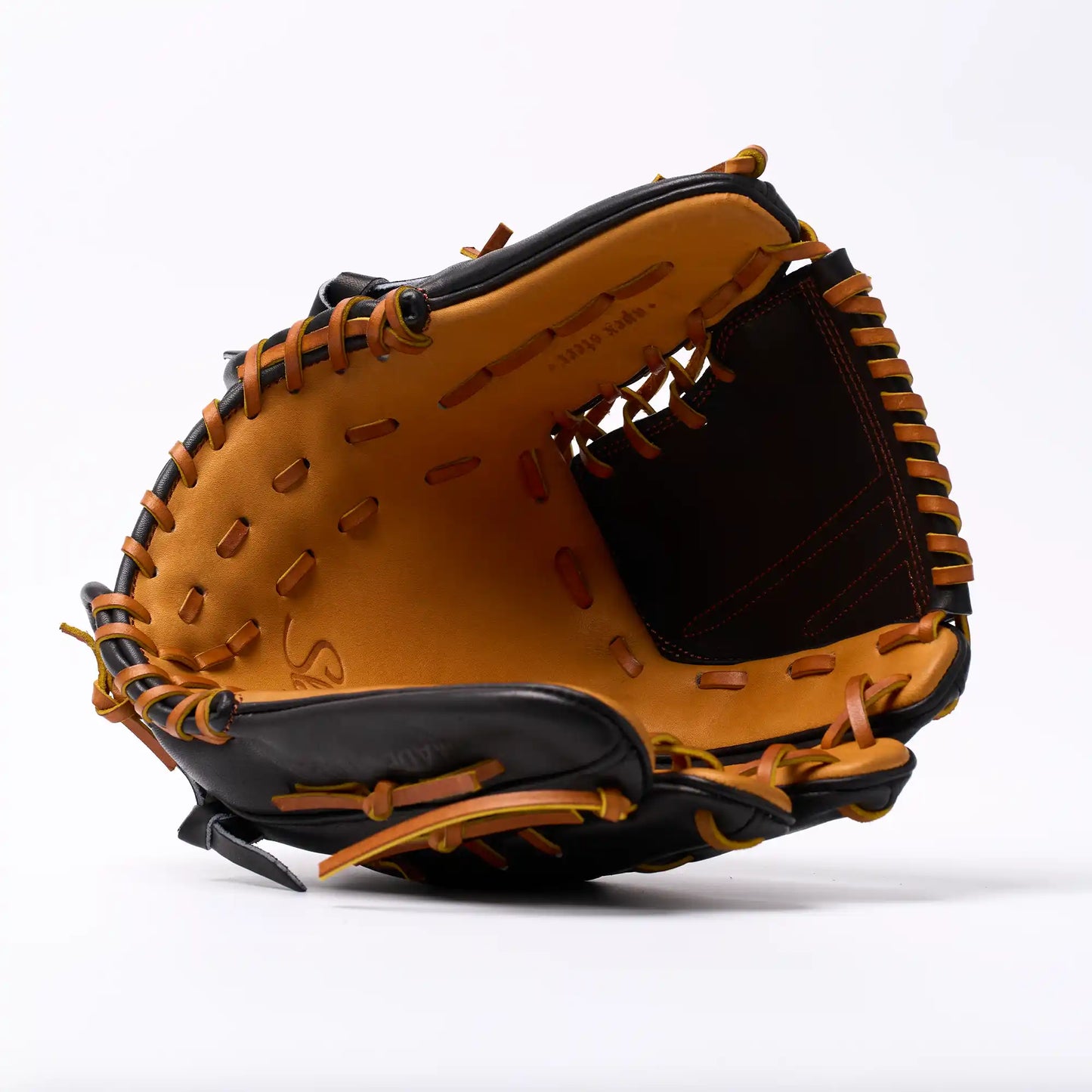 PO | One of One - Black Honey Tan Slaps Web | 12" Pitcher's Glove